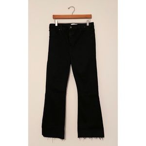 High rise ankle flares